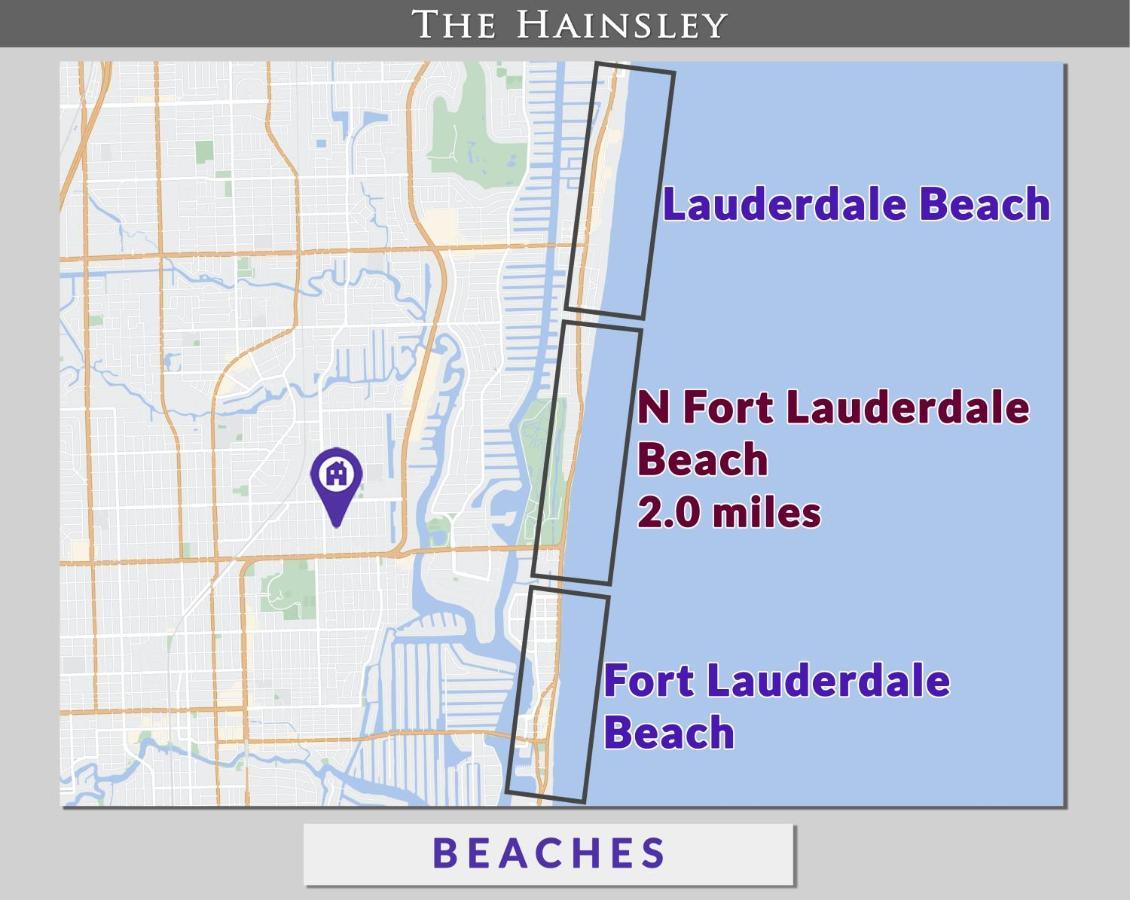 Hainsley Apartments At 1136 Fort Lauderdale Zewnętrze zdjęcie